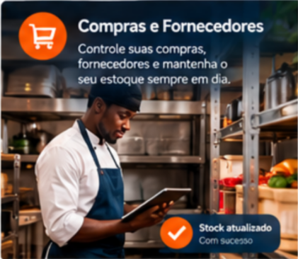 Compras e fornecedores
