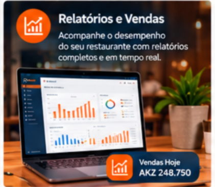 Relatórios e vendas
